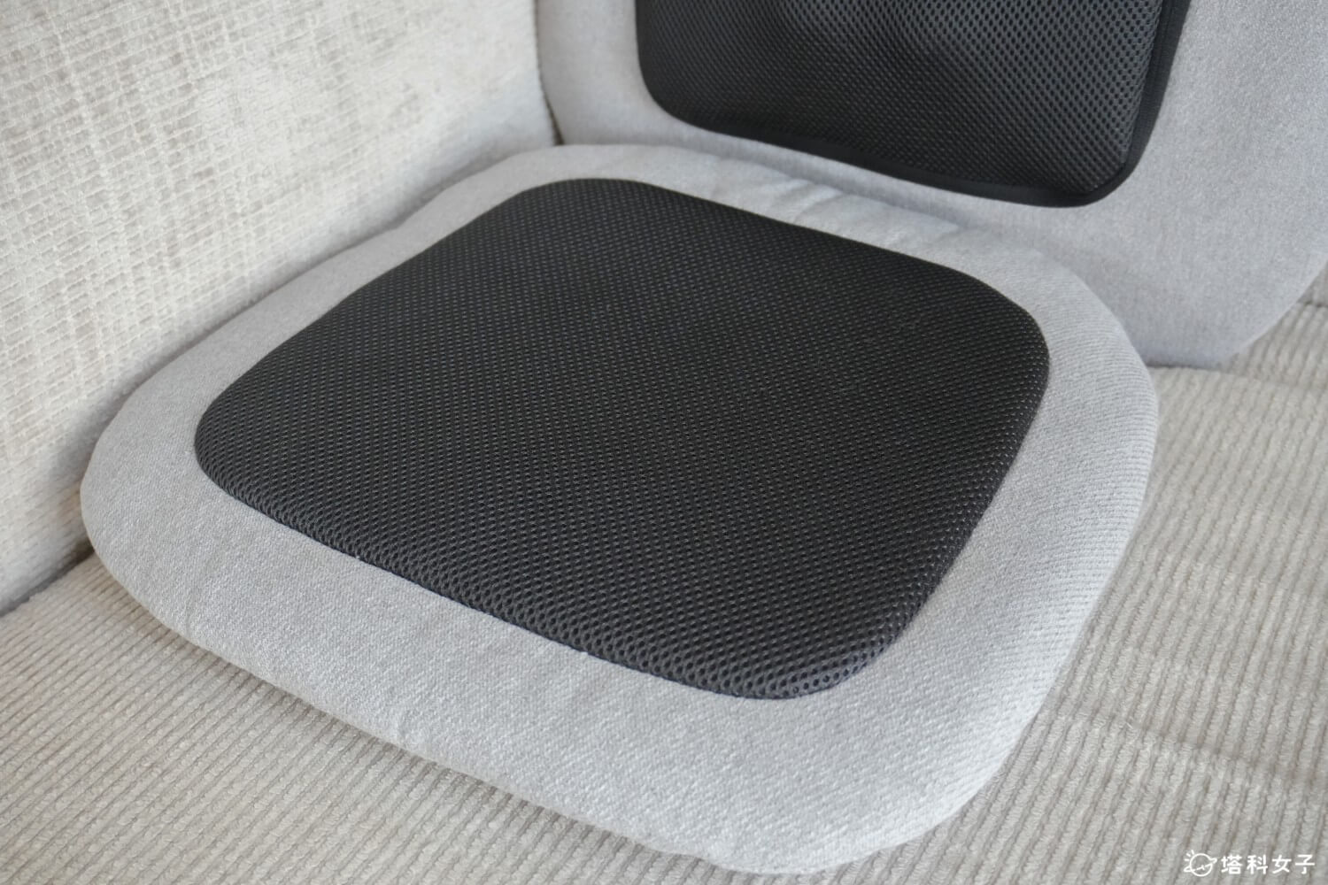 按摩椅墊推薦 masa JOY PRO 智慧按摩椅墊開箱：布面材質堅固耐用