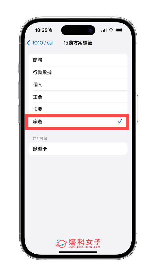 iPhone eSIM 設定方法與步驟：輸入標籤名稱