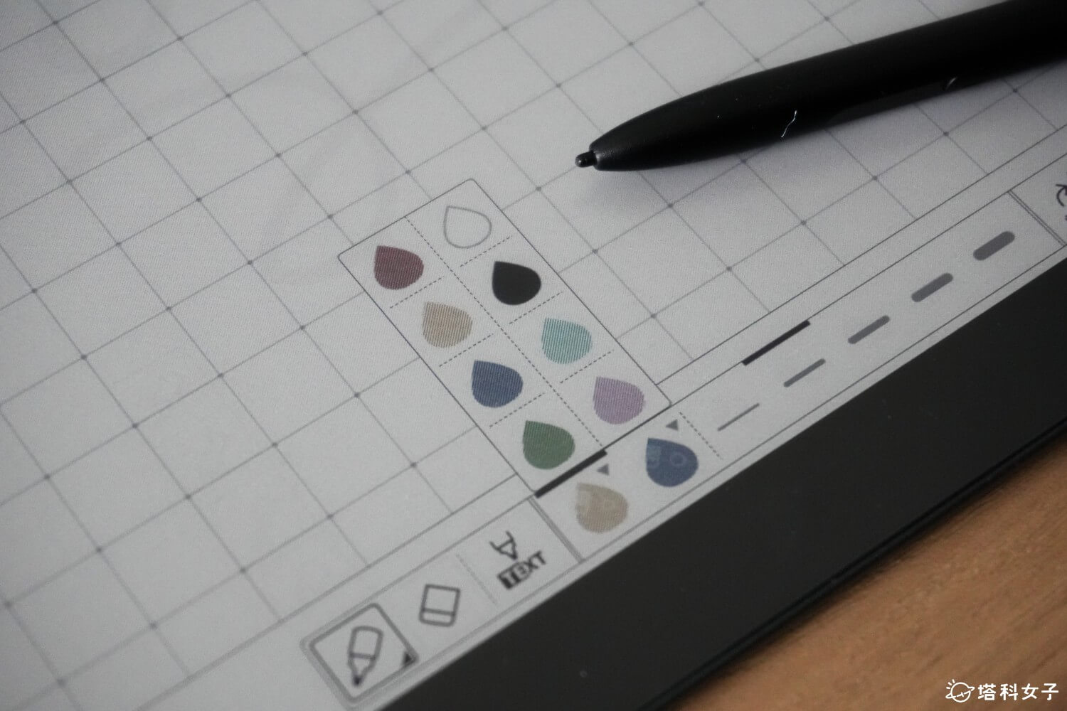 讀墨 mooInk Pro 2C 彩色電子紙筆記本：筆觸與顏色