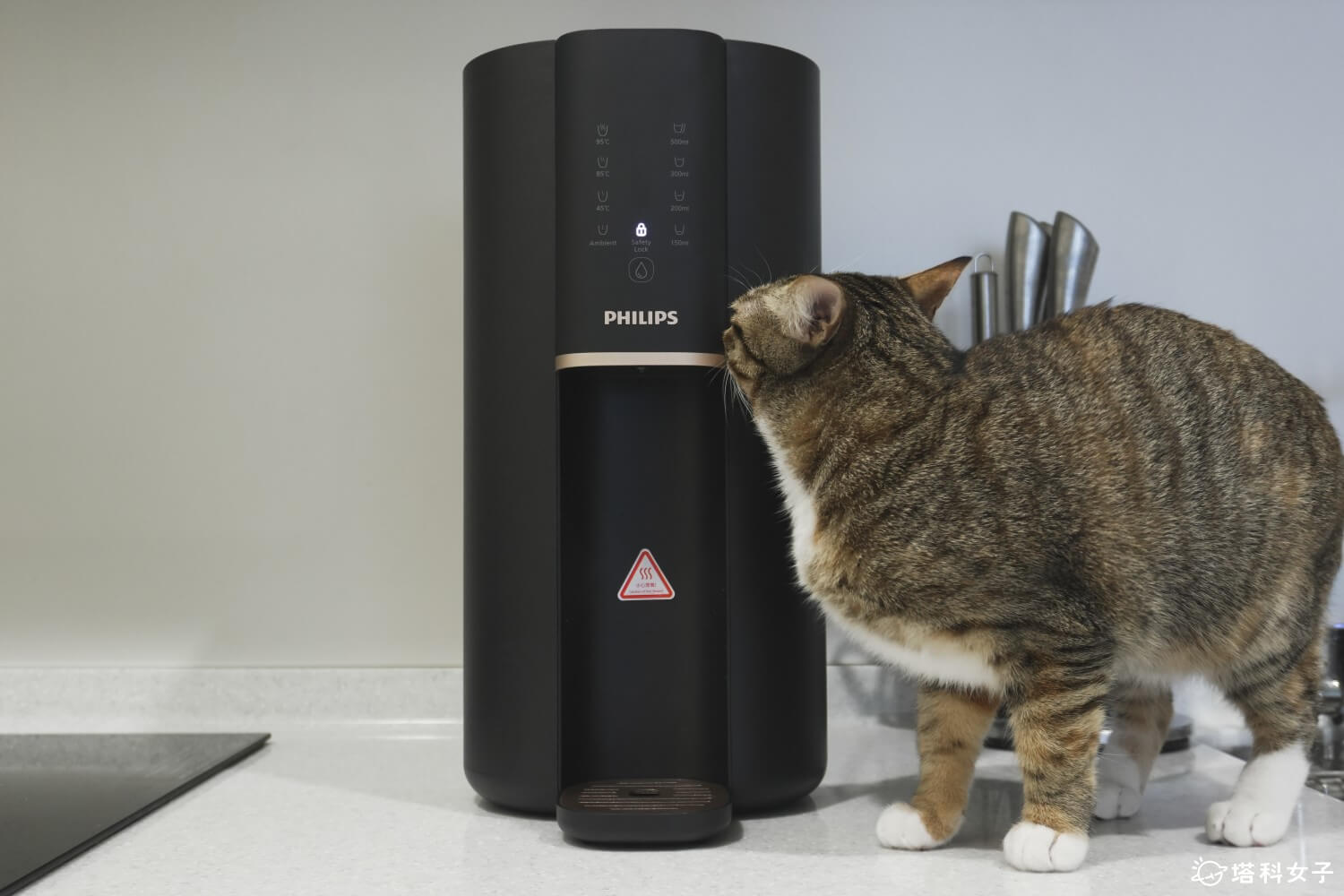 飛利浦瞬熱式RO淨飲機開箱：兒童寵物防誤觸設計