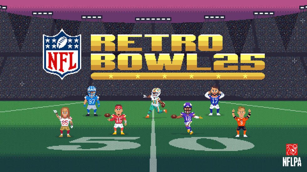 Apple Arcade 推出平台首款 NFL 授權遊戲《NFL Retro Bowl ’25》