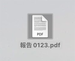 新的 PDF 文件就不會有密碼