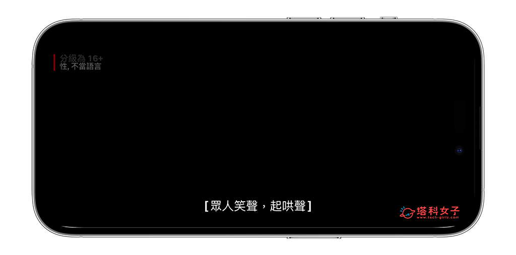 Netflix 字幕的音樂聲、聲音描述文字