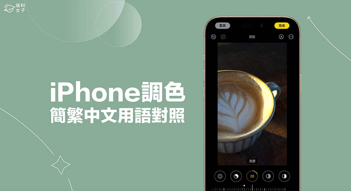 iPhone 高光是什麼？鮮明度是什麼？中國用語與台灣用語對照