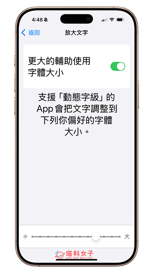 設定 iPhone 字體大小