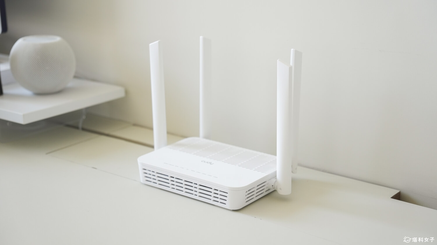 Cudy WR3000S WiFi 6 路由器開箱：全白外型