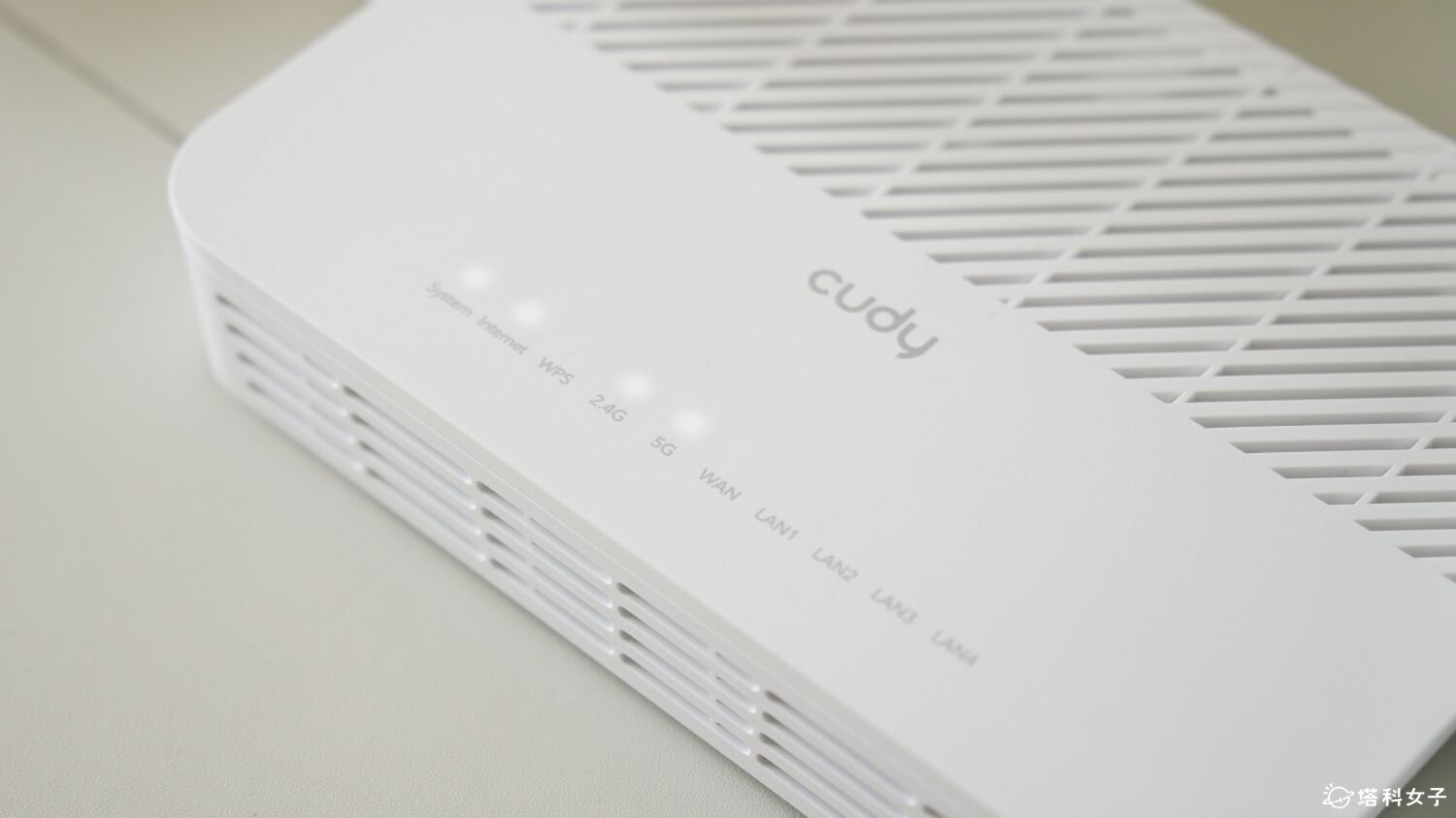 Cudy WR3000S WiFi 6 路由器開箱：LED 指示燈