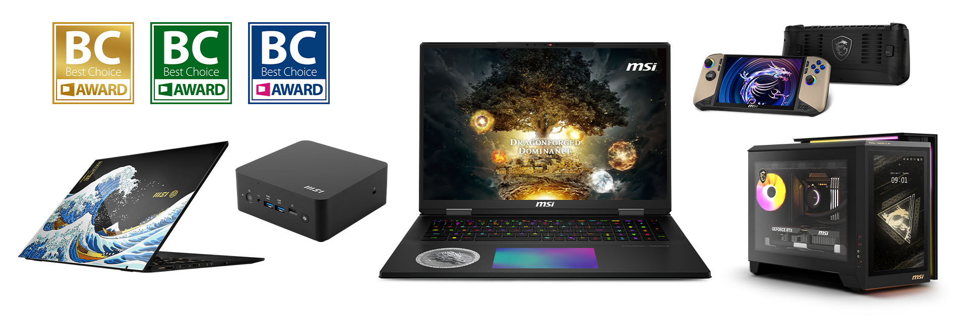 微星科技榮獲 COMPUTEX 2025 多項大獎  AI 創新與永續設計領航未來科技