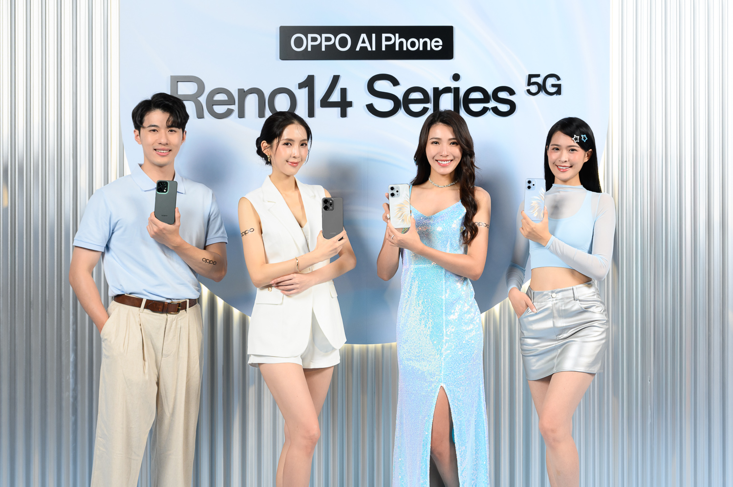OPPO 推出全新Reno14 系列，以一機十色的絢彩人魚機身帶來全新風格美學，同時突破同級影像規格