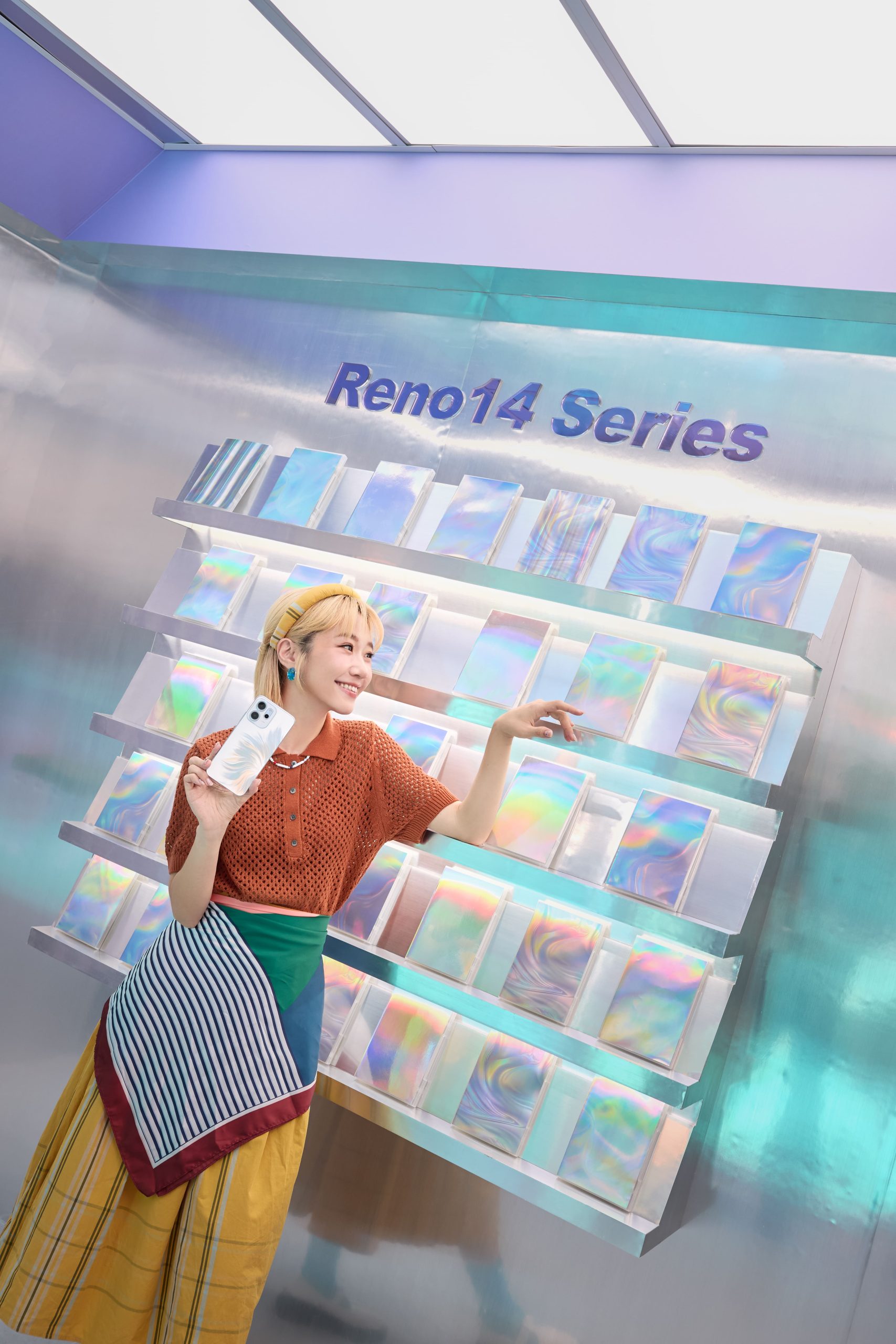 人魚機風潮來襲！OPPO Reno14 系列席捲市場 單日銷量最高翻倍成長！ 「有意思出租店」打造信義區新熱點 - 3.5 倍潛望式長焦鏡頭, AI 攝影功能, OPPO Reno14, 人魚機風潮 - 塔科女子