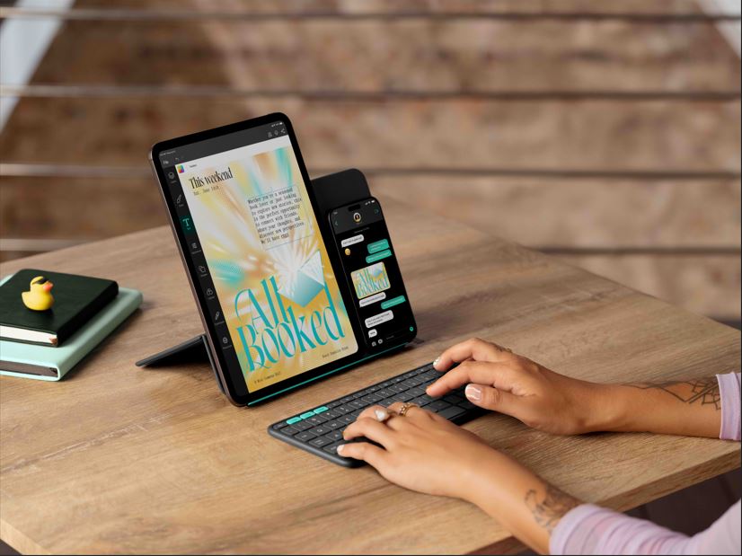 Flip Folio 可靈活運用於不同場域,還能透過多裝置配對、直立式閱讀等產品設計亮點,滿足多工效率