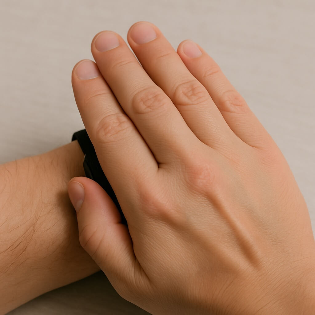 用手掌蓋住 Apple Watch 螢幕