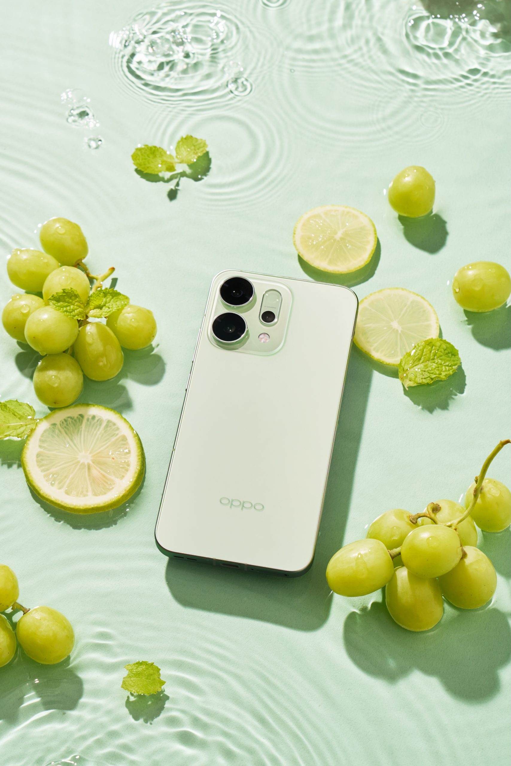 OPPO Reno14 推出新色薄荷綠且將支援門禁卡功能!搭 2025 流行色沁涼迎夏日 - Blivin Bakery, OPPO Reno14, OPPO 沁夏質感輕食組, Reno 14 薄荷綠 - 塔科女子