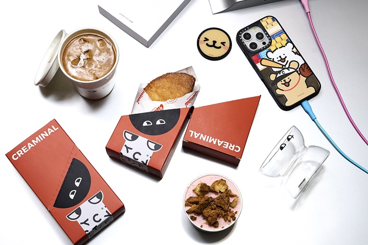 CASETiFY 遠東 Garden City 門市首度結合餐飲與電子配件,特別邀請台北赤峰街超人氣可頌品牌「Creaminal」打造聯名 概念快閃店
