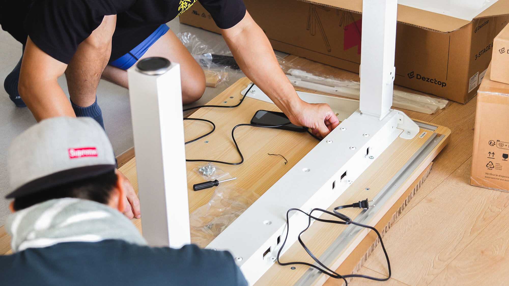 Revon Elite 三節式電動升降桌安裝