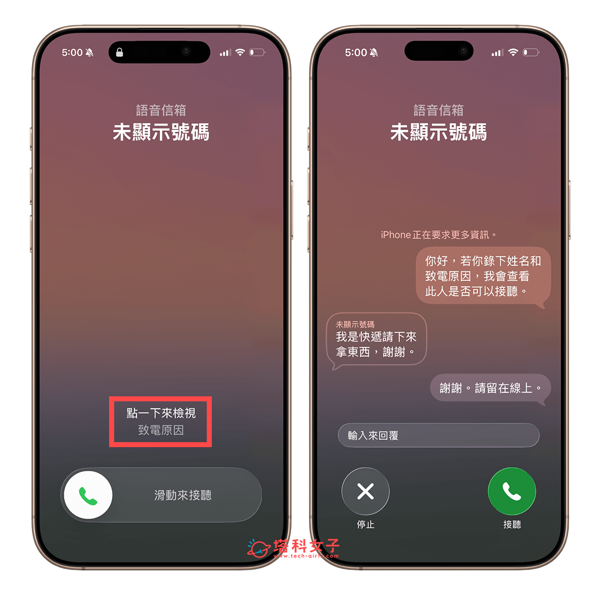 iPhone 通話篩選功能