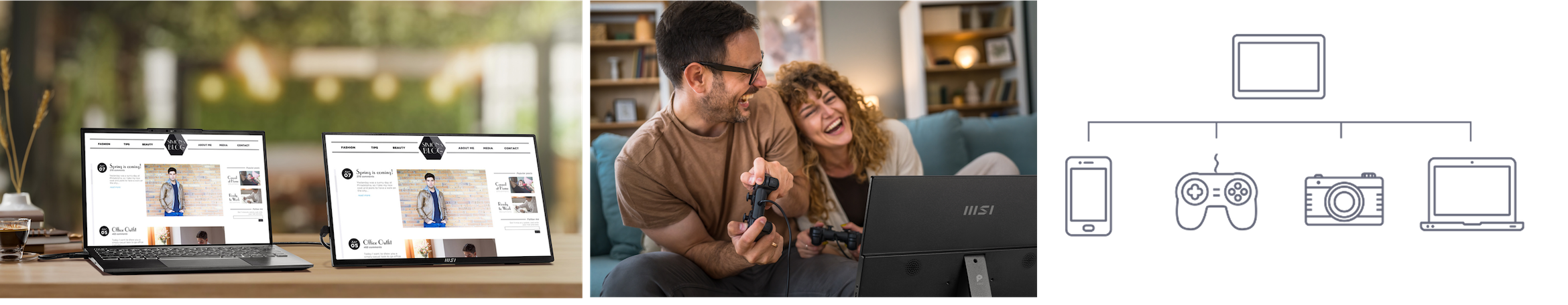 MSI全新「PRO MP165 E6 便攜顯示器」 輕薄好攜帶 行動工作超Easy - 15.6 吋 Full HD面板, MSI (微星科技), PRO MP165 E6便攜顯示器 - 塔科女子