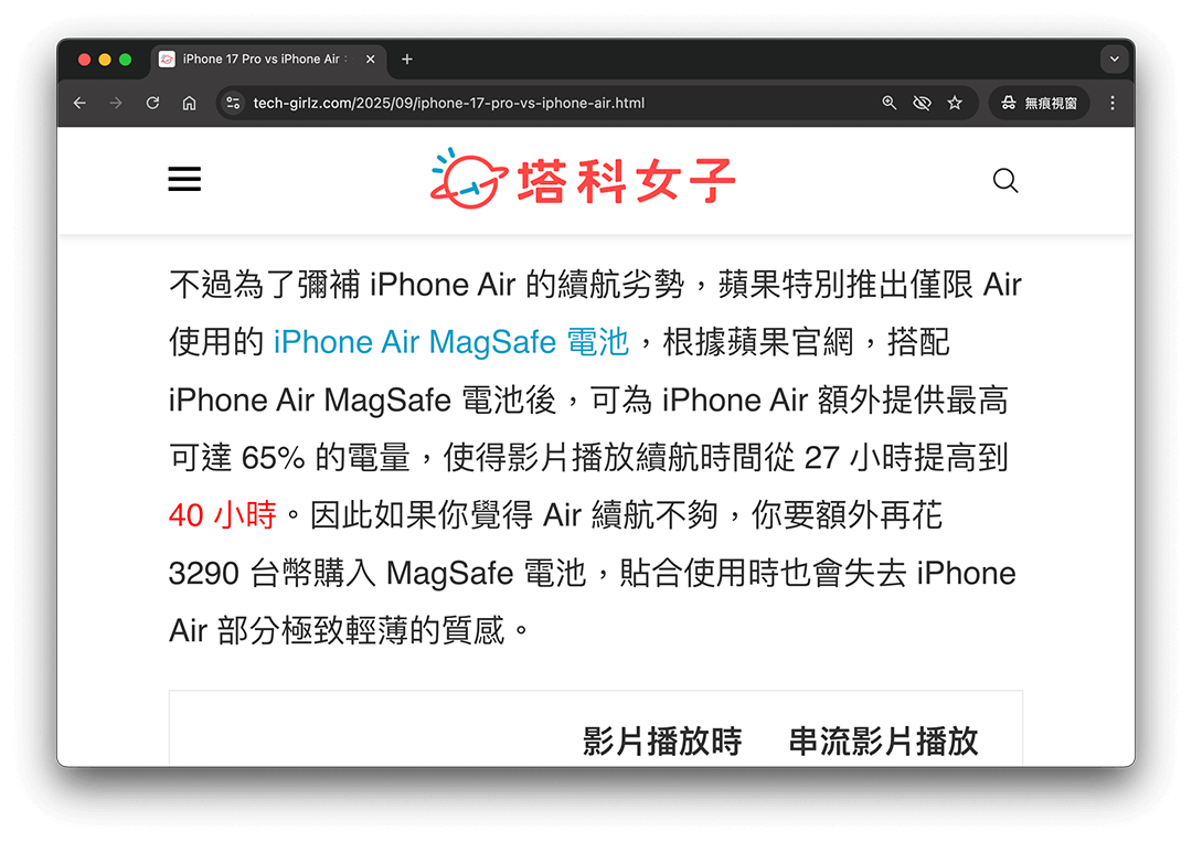 Mac 更改網頁文字大小