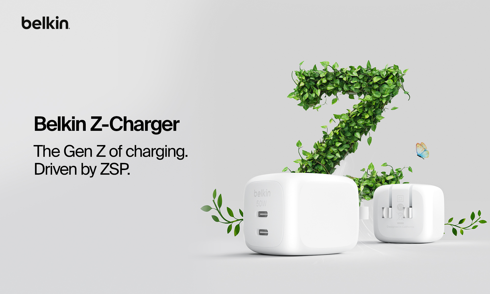 Belkin 推出全新 Z-Charger GaN 雙孔快速充電器