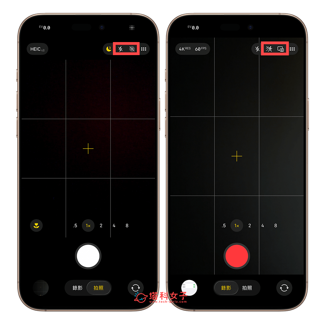iPhone 相機指示功能