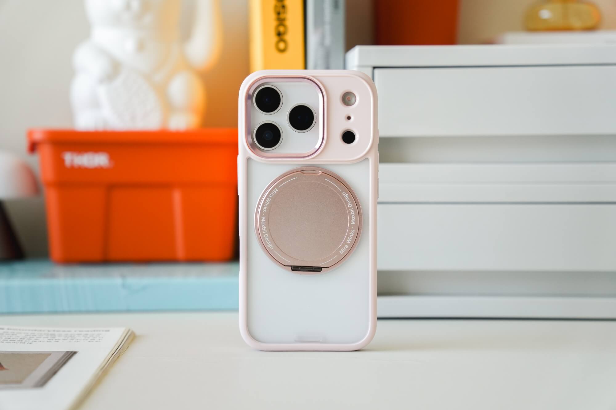 Moxbii Mira Winks 鏡面旋轉支架系列：掀蓋版