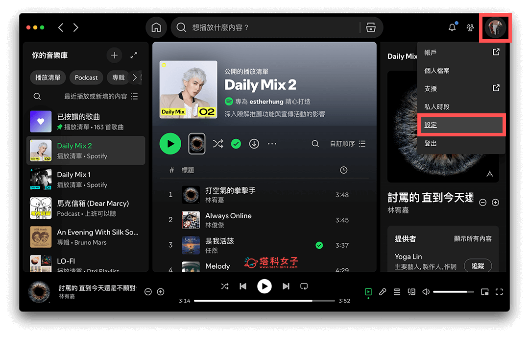 Spotify 無損音質電腦 設定