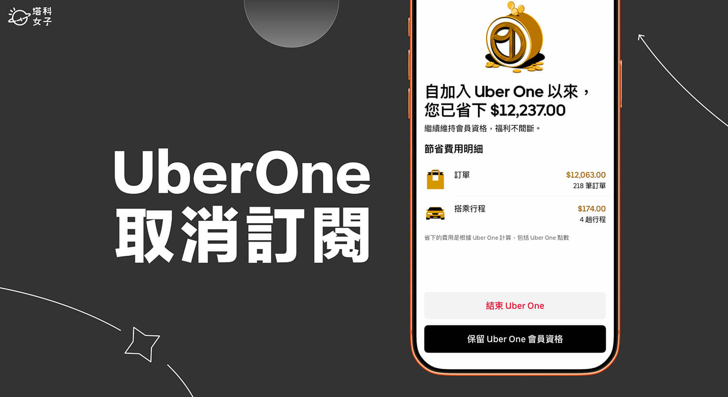 如何取消 Uber One 訂閱?3 步驟快速取消 Uber/UberEats 會員!