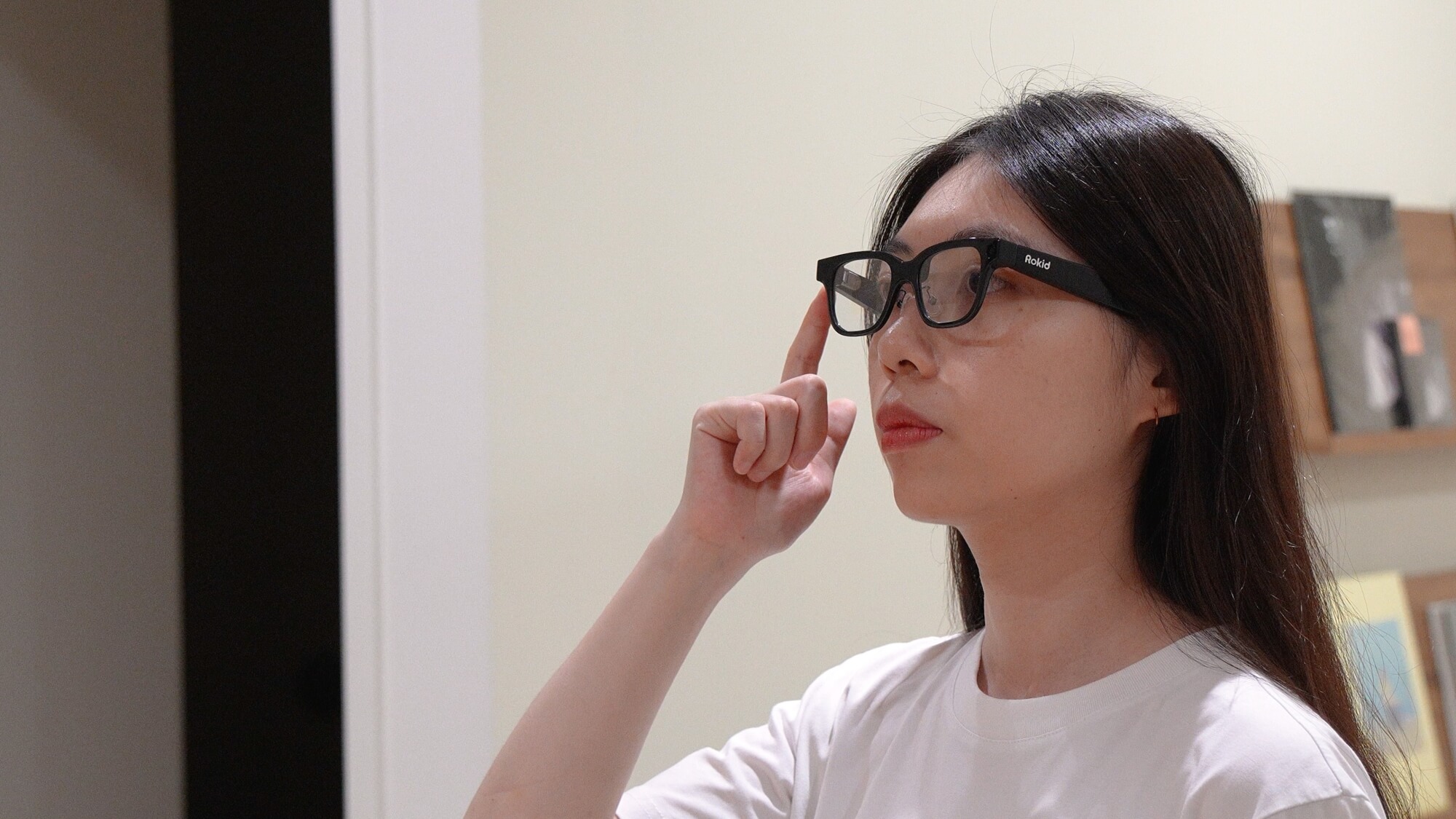 Rokid Glasses 樂奇 AI 智慧眼鏡開箱：觸控區域