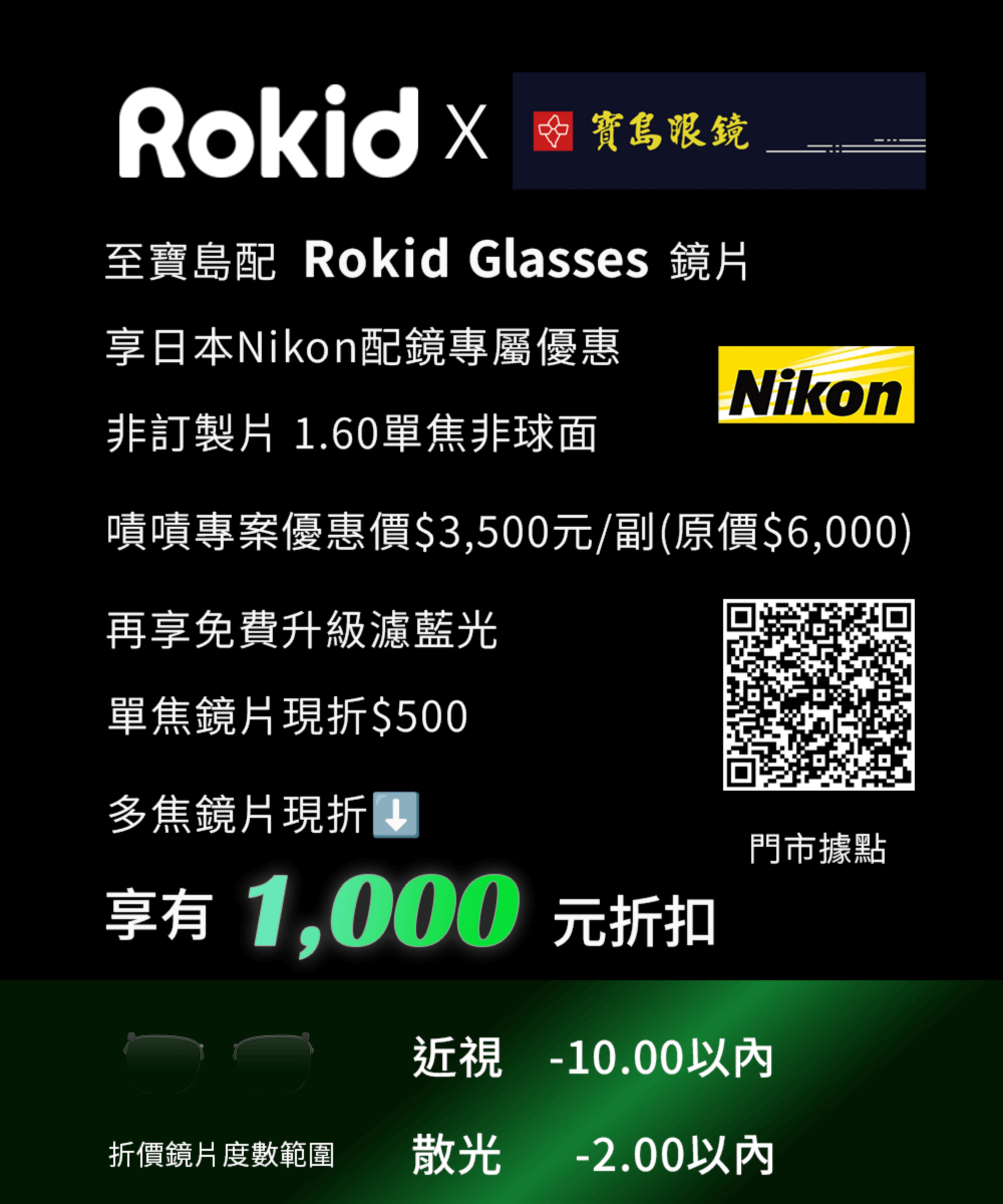 Rokid Glasses AI 智慧眼鏡配件選購：磁吸鏡框