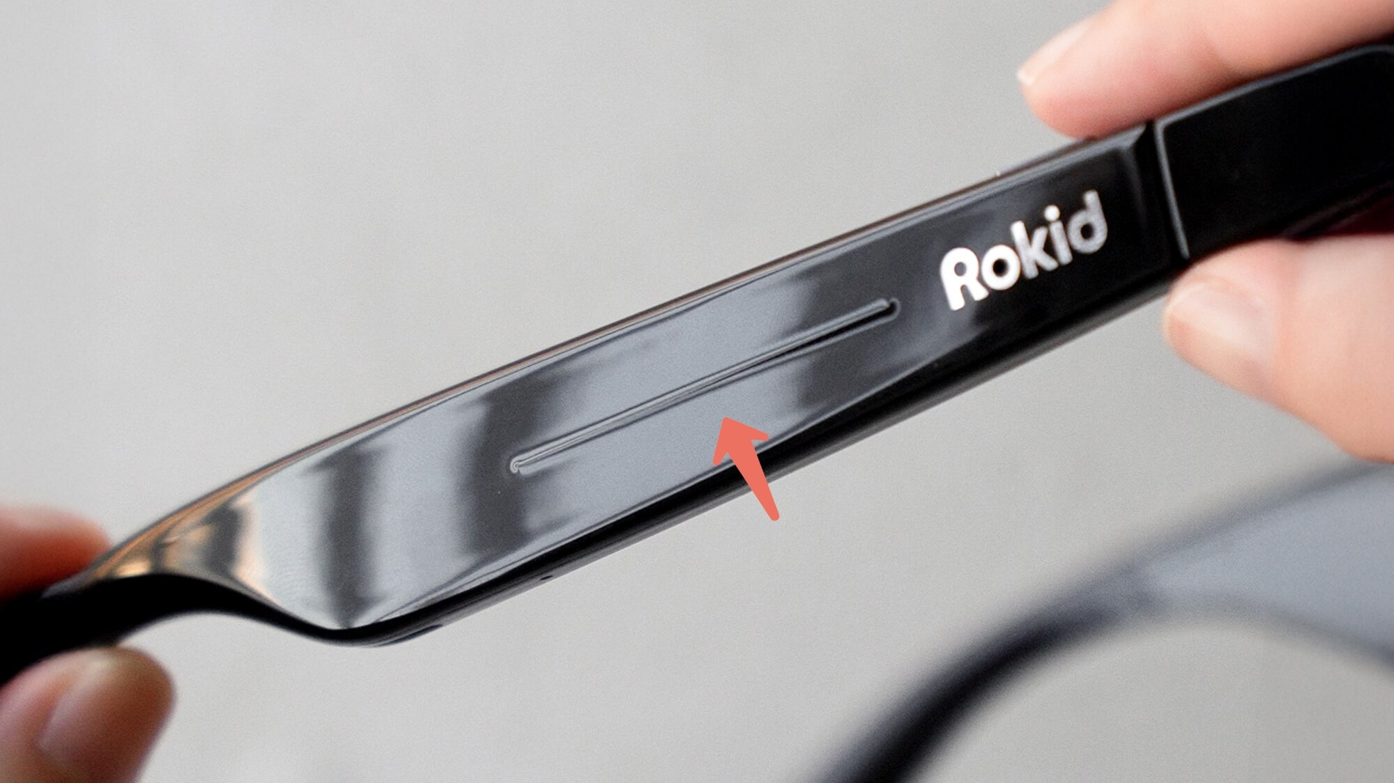 Rokid Glasses 樂奇 AI 智慧眼鏡開箱：觸控區域