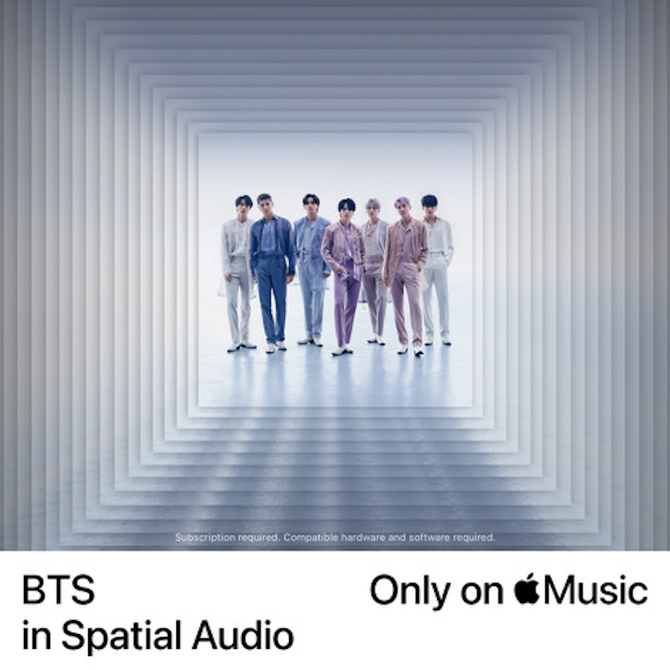 Apple Music 獨家上架 BTS 六張經典專輯｜首度以杜比全景聲「空間音訊」重製回歸！ - Apple Music - 塔科女子