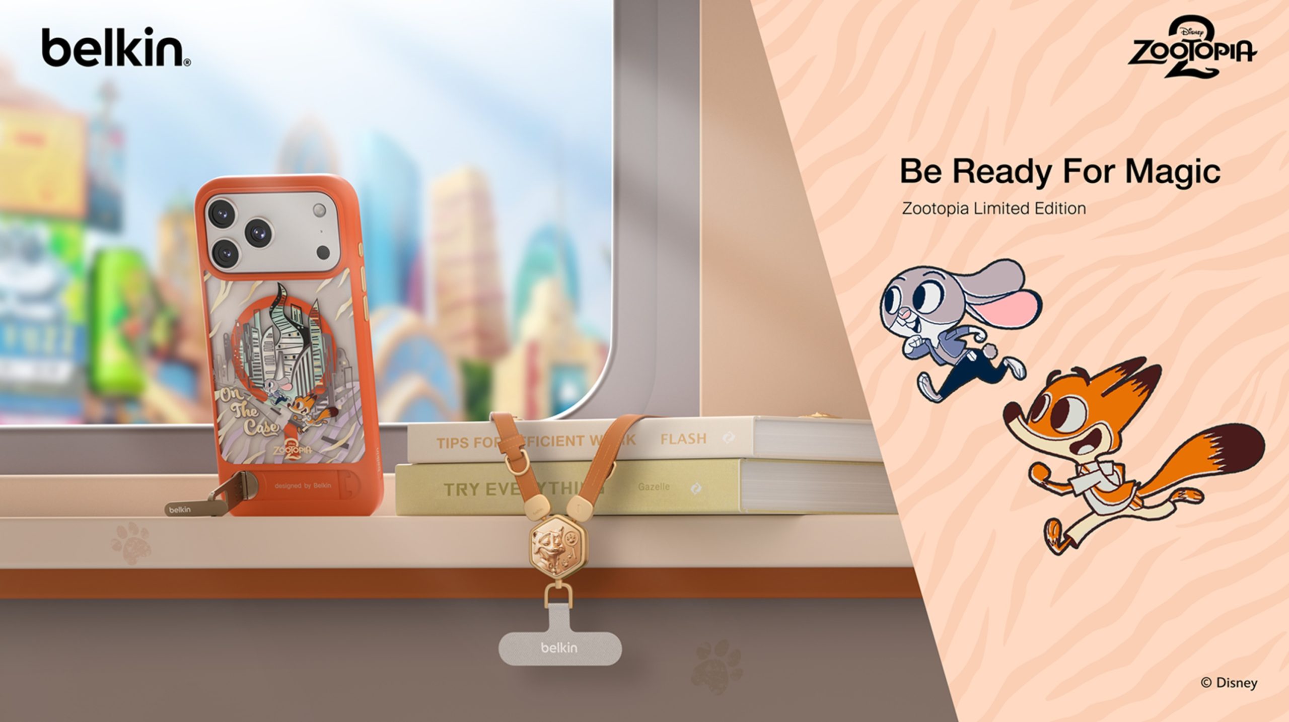 Belkin 推出《動物方城市 2 》限定聯名系列 包含多款療癒可愛的 3C 配件
