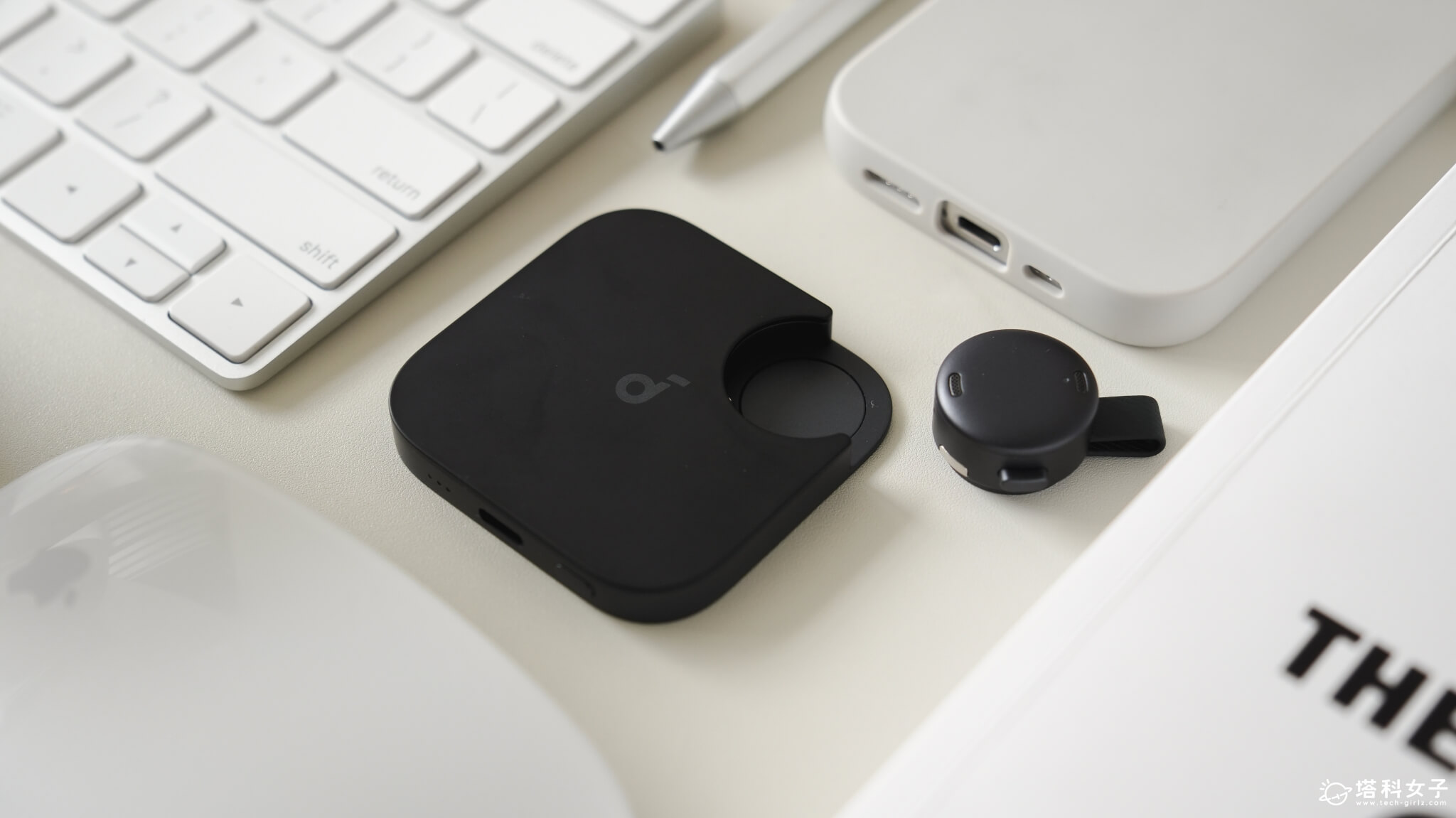 soundcore Work AI 智慧錄音器開箱:充電盒+錄音器主機