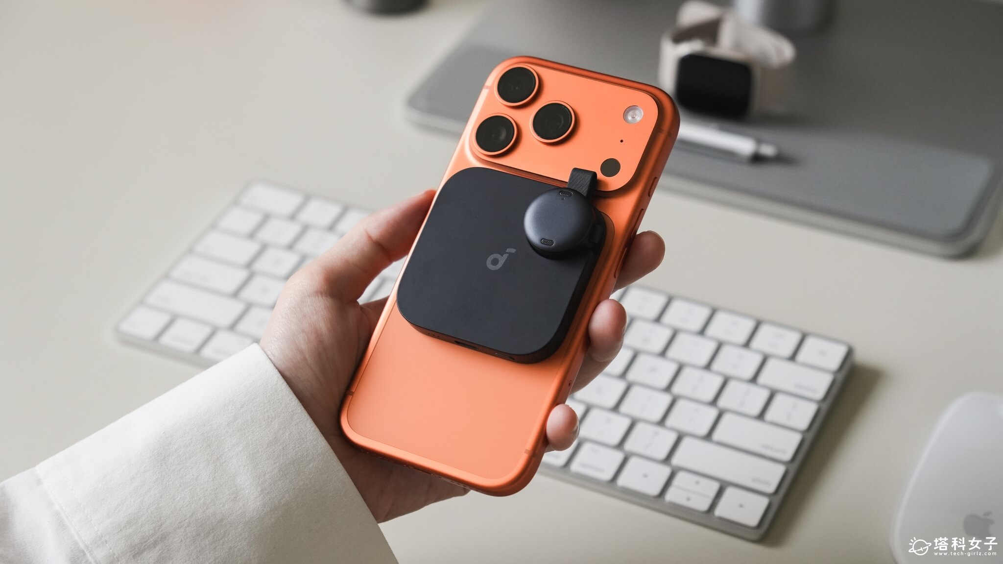 soundcore Work AI 智慧錄音器開箱:支援 MagSafe 磁吸