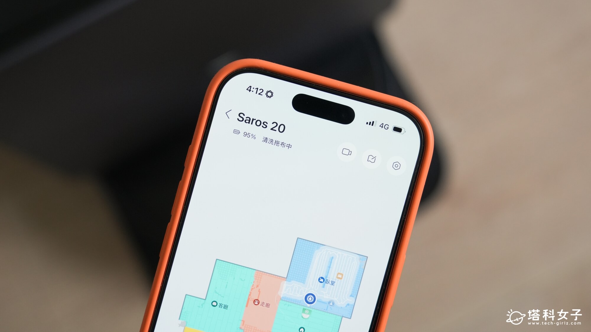 石頭 Saros 20 掃拖機器人:高溫熱水清洗拖布