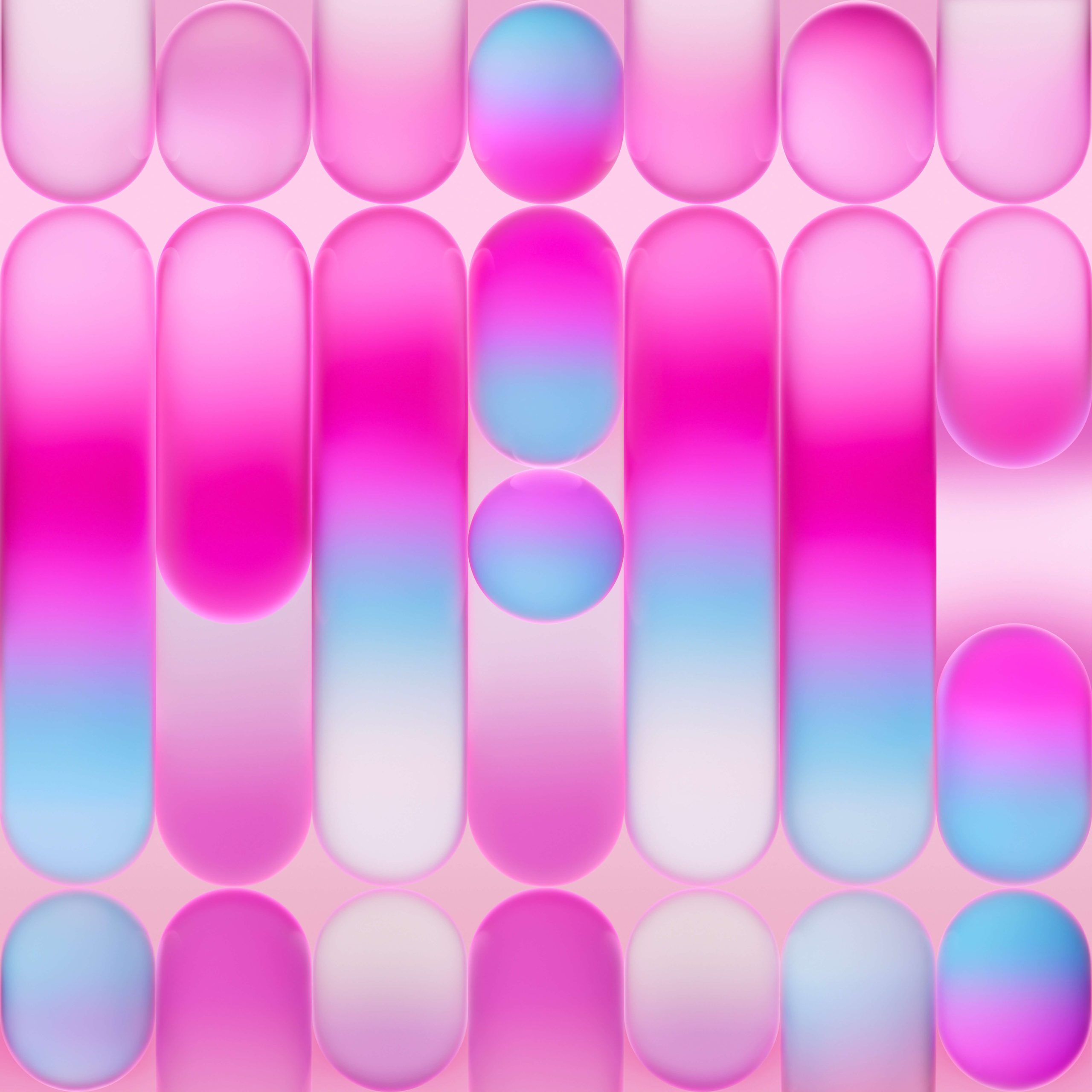 MacBook Neo 粉色桌布