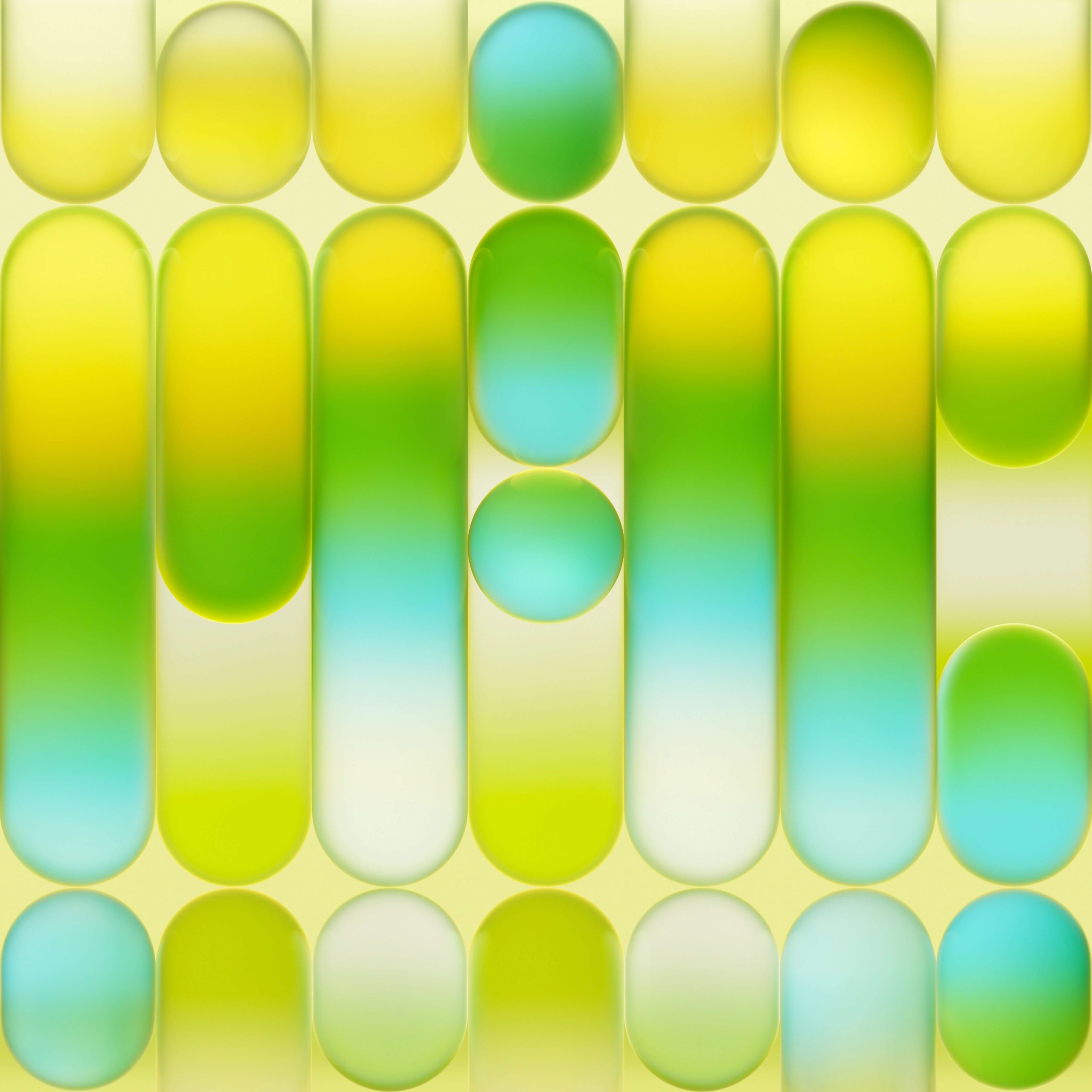 MacBook Neo 青橘黃色桌布