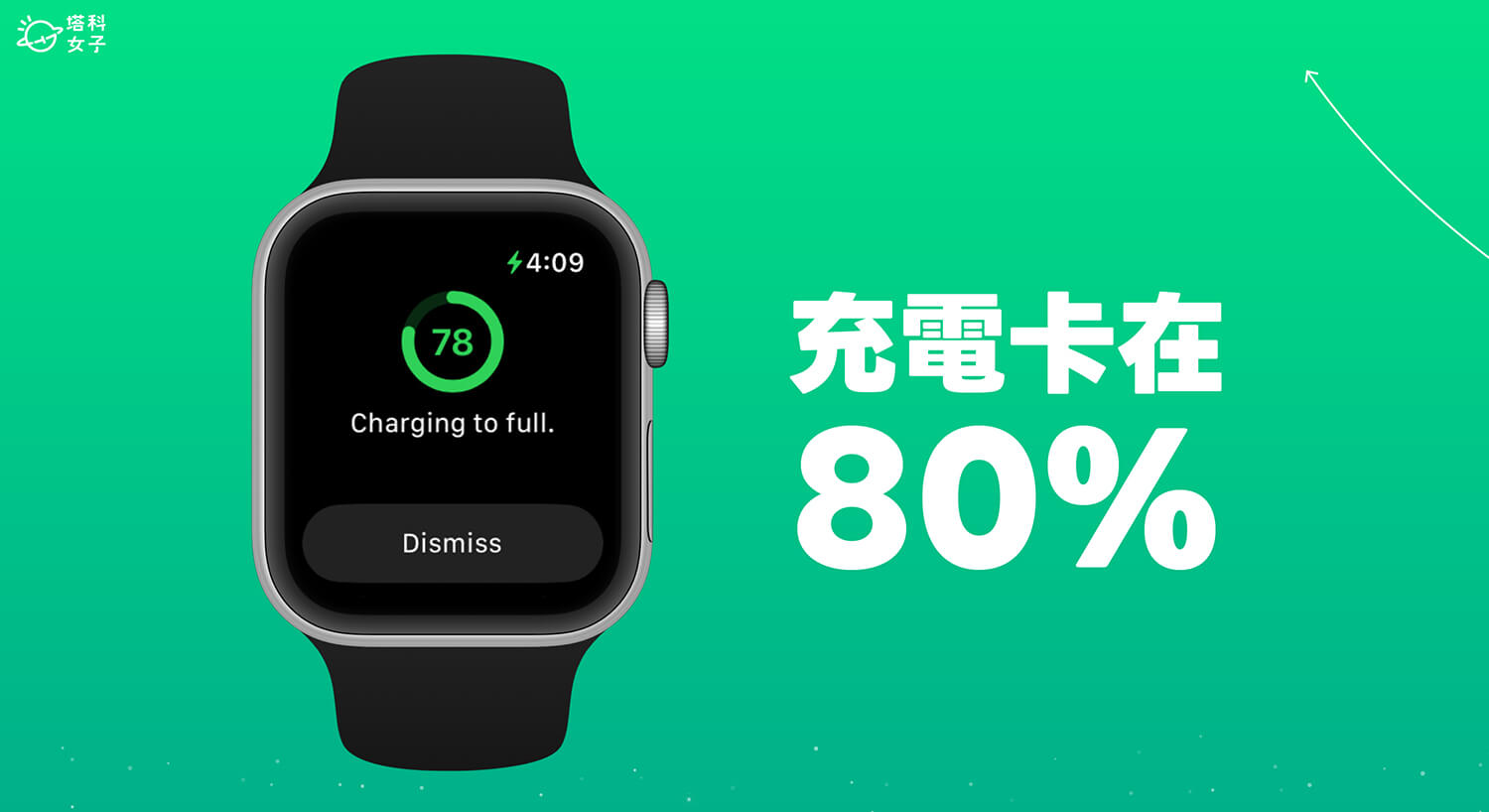 Apple Watch 充電卡在 80%？原因、設定教學、臨時充滿小技巧！