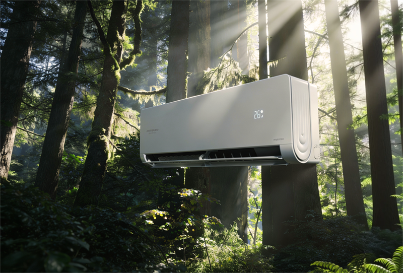 Acerpure 台灣首款「Acerpure CHILL SAC2 PINOKI 智慧變頻冷暖空調」，獨家專利 PINOKI 空氣淨化科技，打造如置身阿里山森林般清新涼爽的純淨呼吸體驗。