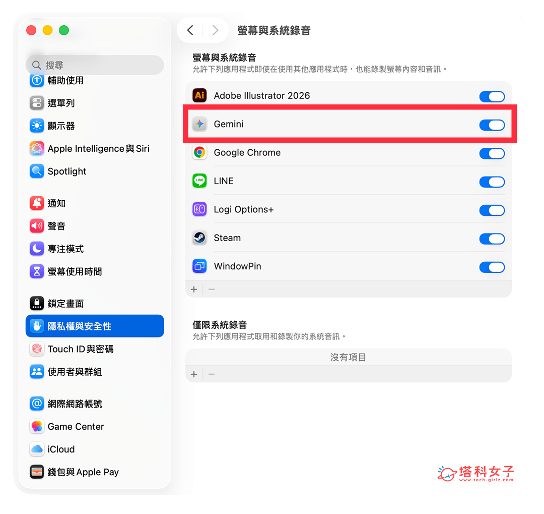 Gemini Mac App 版使用教學:3 種方法快速開啟、分享視窗讓 AI 直接看懂螢幕畫面 - AI, AI 聊天, Gemini - 塔科女子
