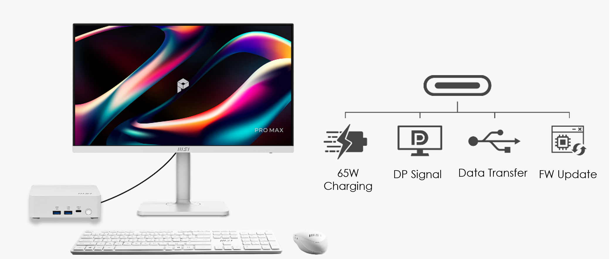 MSI 推出全新商務產品線 PRO MAX 系列！兼顧高效生產力與舒適視覺體驗 - LCD, M-Mate App, MSI PRO MAX, QD-OLED, TÜV 認證圓偏光護眼技術 - 塔科女子