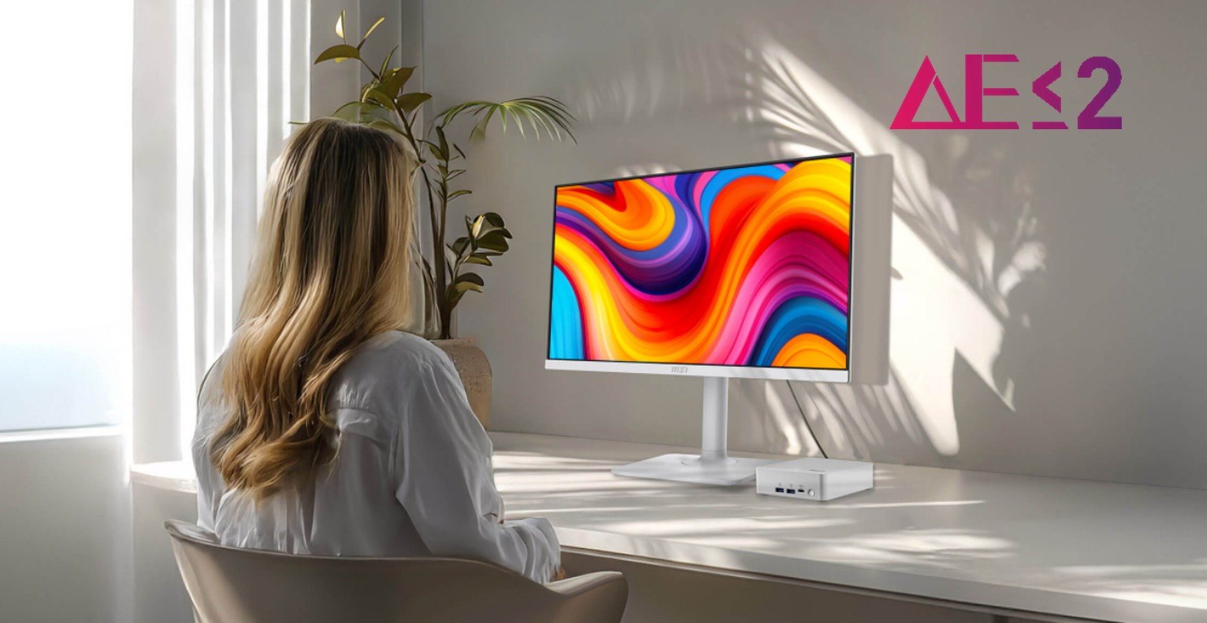 MSI 推出全新商務產品線 PRO MAX 系列！兼顧高效生產力與舒適視覺體驗 - LCD, M-Mate App, MSI PRO MAX, QD-OLED, TÜV 認證圓偏光護眼技術 - 塔科女子