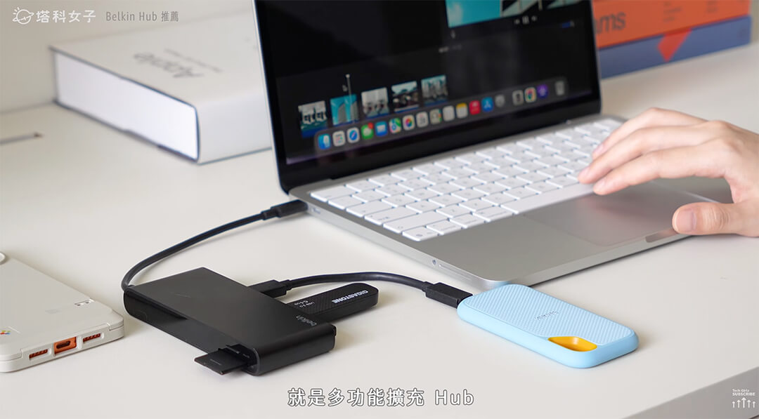 MacBook Neo : Belkin Hub