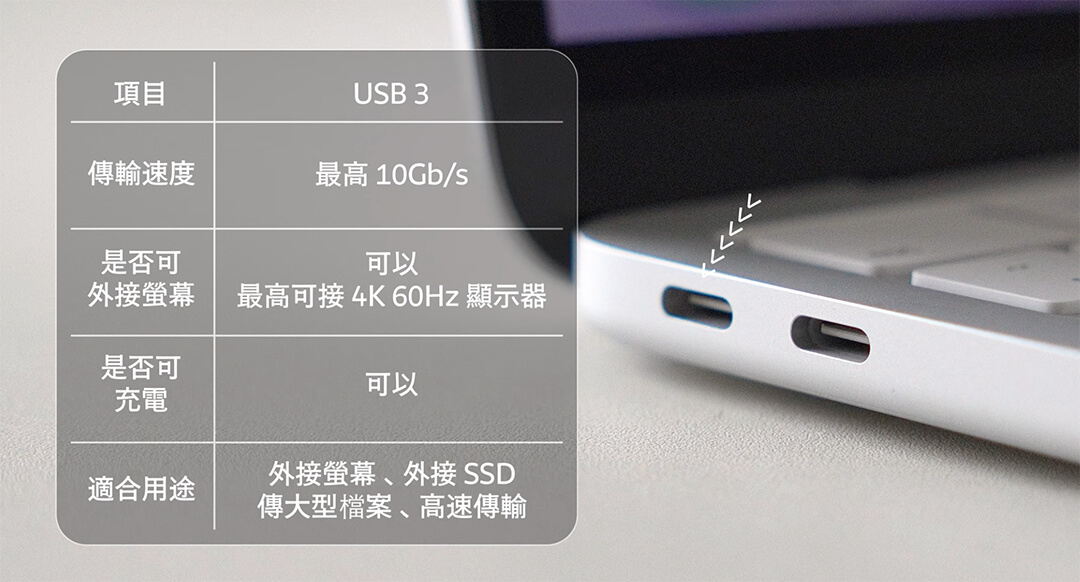 MacBook Neo : USB 3