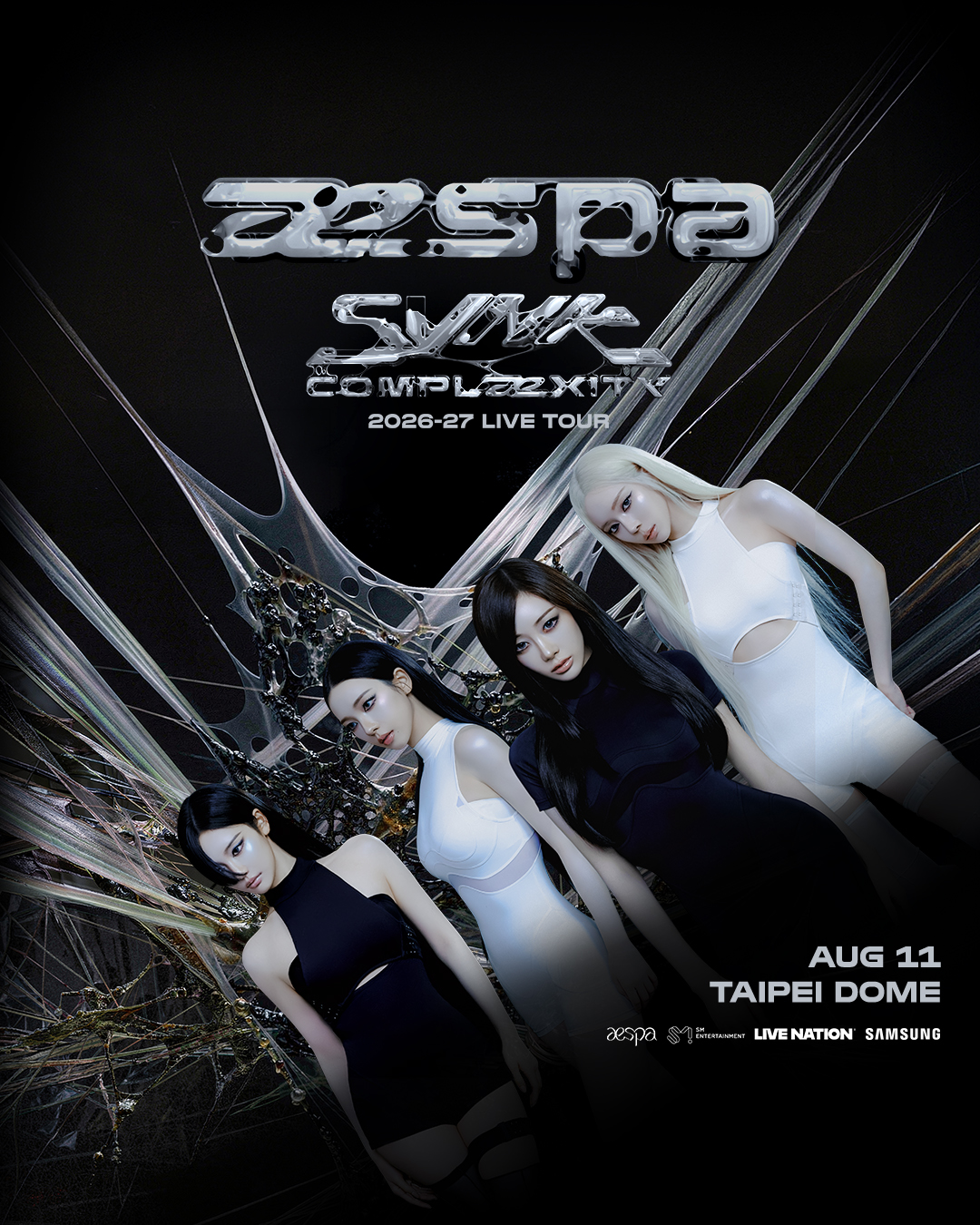  MY 準備好了嗎？三星攜手 aespa 以科技開創 K-POP 視聽新宇宙(圖片來源﹔ SM Entertainment _Live Nation )