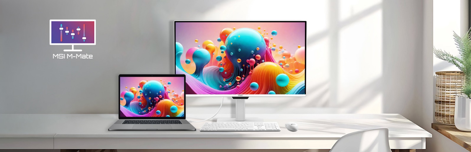 MSI M-Mate App專為Mac使用者打造熟悉且直覺的操作環境,讓創意流程更加流暢。