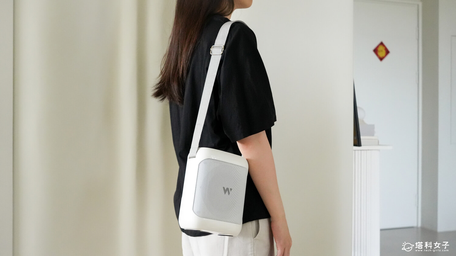 OVO Warpple 小公主 K 歌音響 AS1 開箱:斜背肩帶