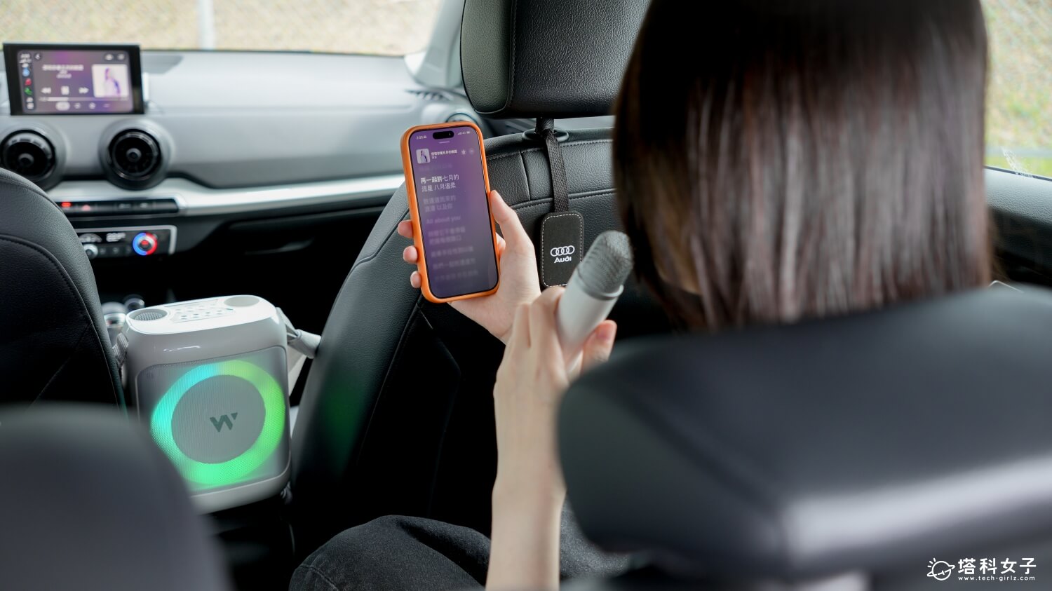 OVO Warpple 小公主 K 歌音響 AS1 開箱:車上唱歌
