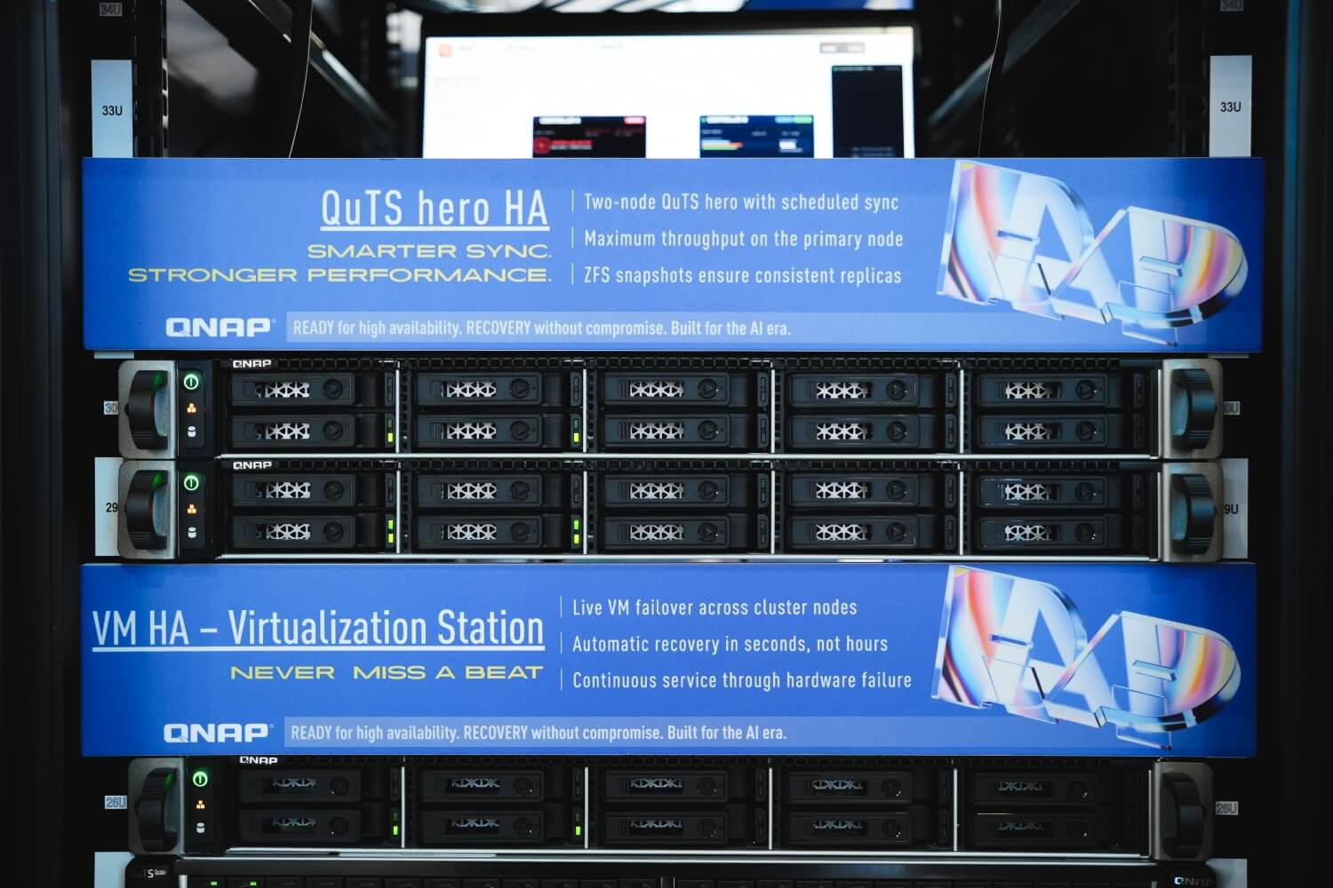 雙主動式控制器企業級 NAS、NAS HA 叢集架構與虛擬機高可用性方案(VM HA