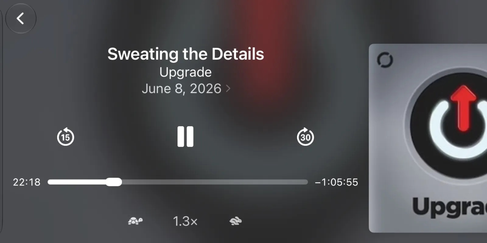 iOS 27 CarPlay 新功能 5:音訊拖曳快轉